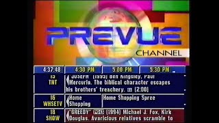 Prevue Channel + channel surfing (April 7, 1996)
