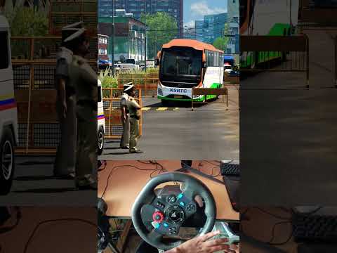 KSRTC VOLVO 9600 ZIGZAG DRIVE | G29 | Indian Bus Driving | ETS 2