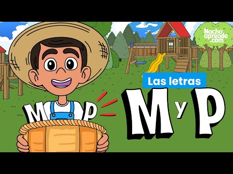 Aprende La LETRA M y la LETRA P - ma me mi mo mu - pa pe pi po pu - ABECEDARIO