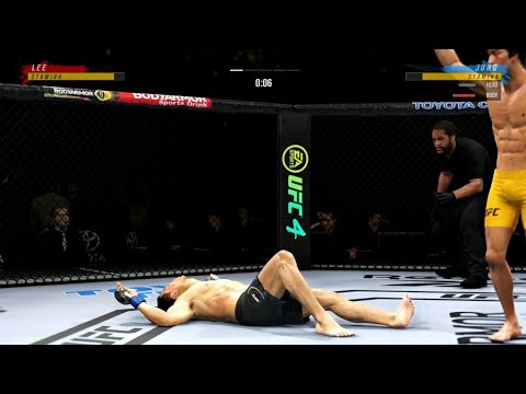 BRUCE LEE VS KOREAN ZOMBIE | UFC 4 K1 RULES | UFC 4 2020 | EA SPORTS UFC 4 | UFC 4 BRUTAL FIGHT