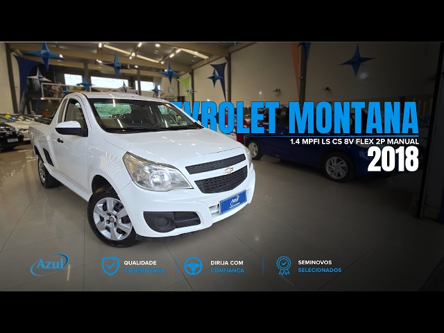 Vídeo CHEVROLET MONTANA 1.4 MPFI LS CS 8V FLEX 2P MANUAL