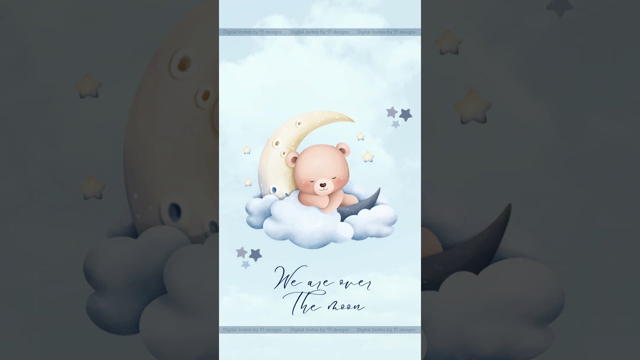 Pastel Floral Baby Shower Invitation