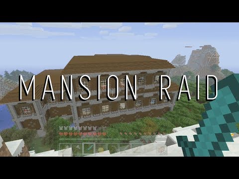Minecraft Woodland Mansion Raid Gone Wrong