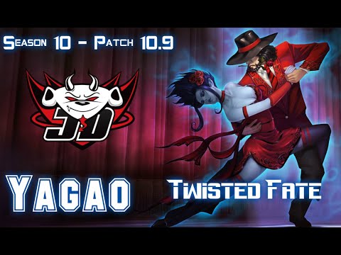 JDG Yagao TWISTED FATE vs ZOE Mid - Patch 10.9 KR Ranked
