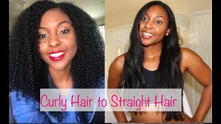 Straight Hair Routine