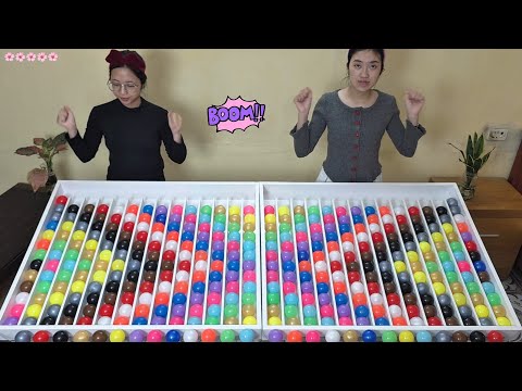 ⏱️ Speed Battle | Two Players Color Ball Sorting Under Pressure 🔮
