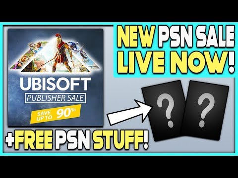 NEW PSN SALE LIVE RIGHT NOW + GET FREE STUFF ON PSN!