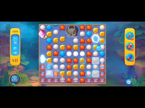 Fishdom Easy Level 12185 (with ingame lightning booster) @choraelmin