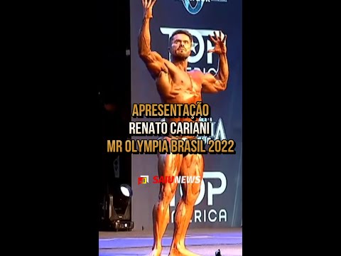 APRESENTAÇÃO RENATO CARIANI  MR OLYMPIA BRASIL 2022  #shorts