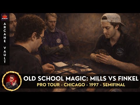 🏆 JON FINKEL VS DAVID MILLS – PRO TOUR CHICAGO 1997 SEMI FINAL | MTG CLASSIC MATCH