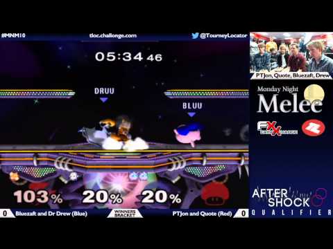 MNM10 Melee - PTJon and Quote vs Bluezaft and Dr Drew - Winners Bracket