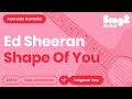 Ed Sheeran - Shape Of You (Acoustic Karaoke)