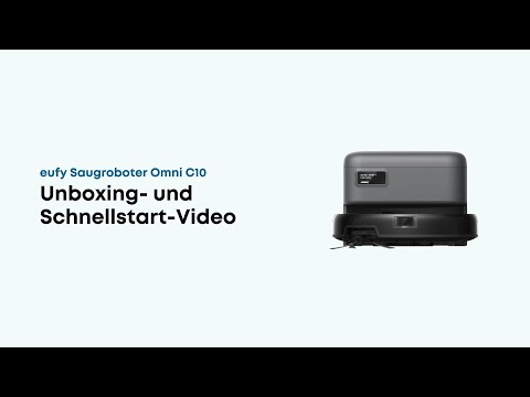 eufy Saugroboter Omni C10 Unboxing- und Schnellstart-Video
