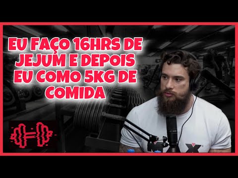 A DIETA DE JÚLIO GORILA PARA COMPETIÇÃO