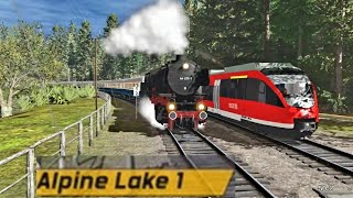 Trainz simulator 3 New route Alpine Lake 1