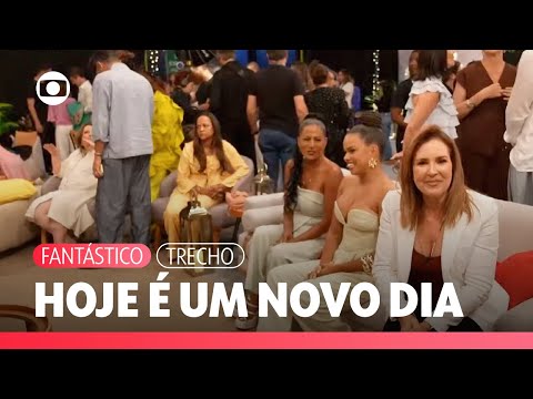 Today Is A New Day: message that brings the cast together is a year-end tradition | Fantástico | ...