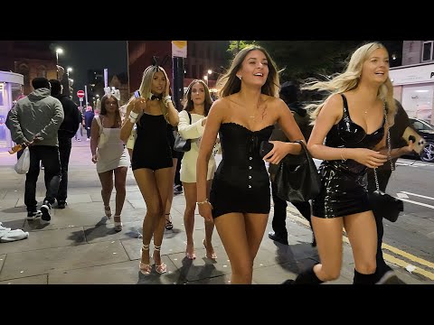 🇬🇧 London Nightlife 2025 | Central London Summer Night Walk 4K HDR – Soho, Oxford Street