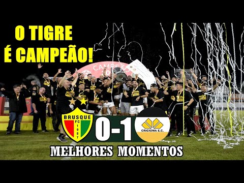 Gols e lances de Brusque x Criciúma