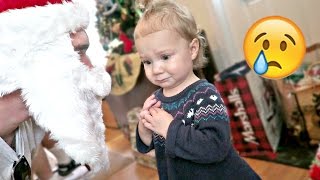 BABY SCARED OF SANTA! | CHRISTMAS 2016