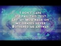 Fuck it all (Frozen Parody) Final Exams Lyrics ...