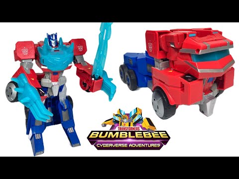 Transformers Roll and Change Optimus Prime! Cyberverse Adventures Dinobots Unite Huge Transformer!