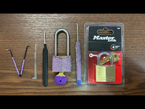How to pick a MasterLock 140 - Beginner Lock Picking