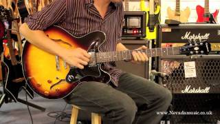 Video thumbnail for Epiphone ES-335 Dot Vintage Sunburst Demo - Sam Bell @ PMT by PMTVUK