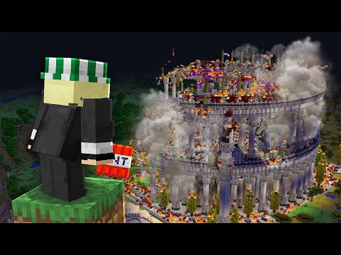 DESTRUÍ A MAIOR CONSTRUÇÃO DO SERVIDOR! 😈 STONKSCRAFT #28