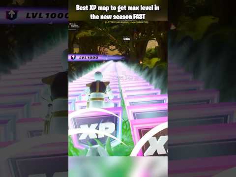 How i already maxed out my battle pass with this XP map in new season #fortnitech6s4 #fortnite