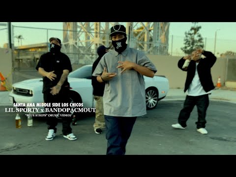 Santa Ana Middle Side Los Chico's | Lil Sporty x BandoPacMOut ''Blue Strips'' (Music Video) #fyp