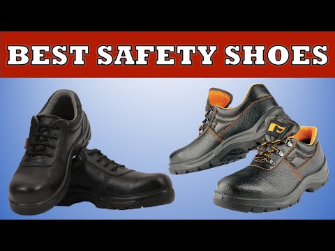 Industrial Black Leather   Safety Shoe