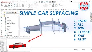 Learn to design SIMPLE and BASIC CAR SURFACE  Soli