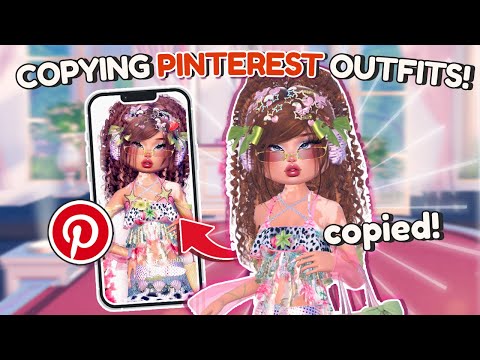 Copying *PINTEREST* Outfits and Trying to WIN in DRESS TO IMPRESS! 😲 | Roblox