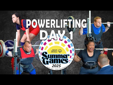 2025 Special Olympics North Carolina Summer Games Powerlifting Competition - Day 1