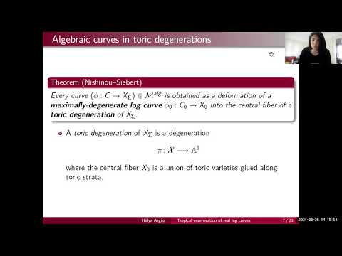 Hülya Argüz - Tropical enumeration of real log curves in toric varieties and Welschinger invariants