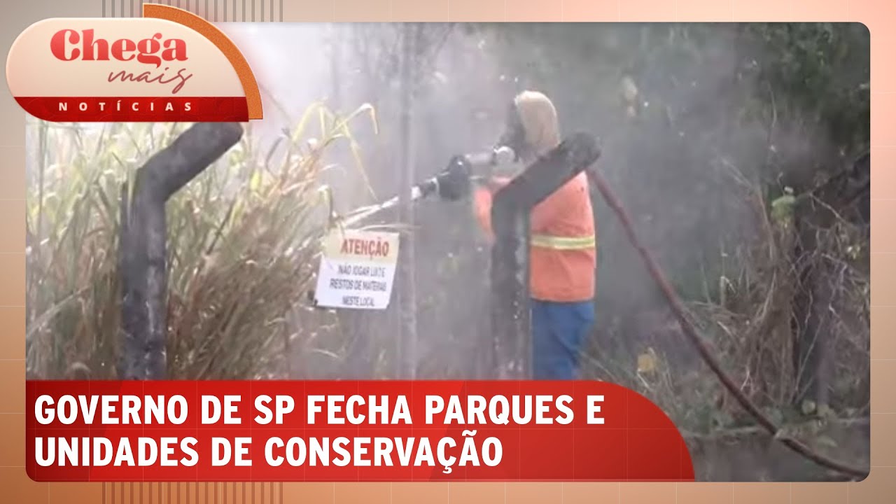 Governo de SP fecha 80 parques em meio a alta de incêndios florestais | Chega Mais (02/09/24)