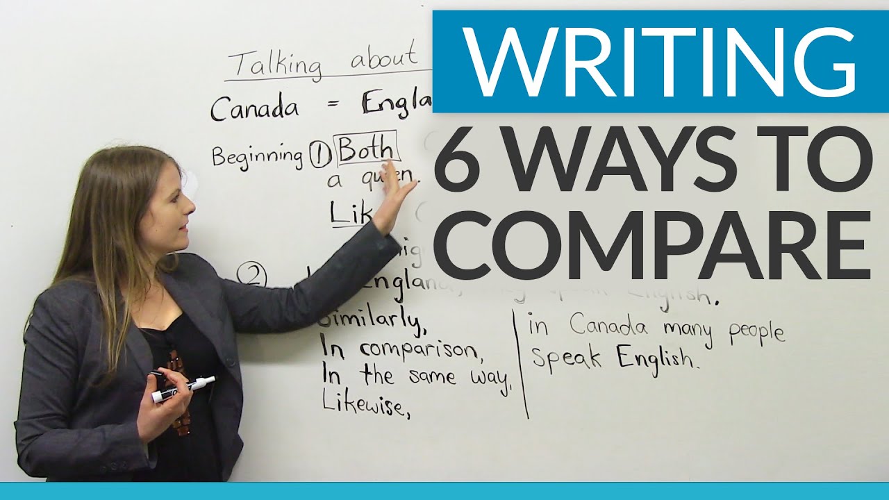 how to write a comparative essay in english