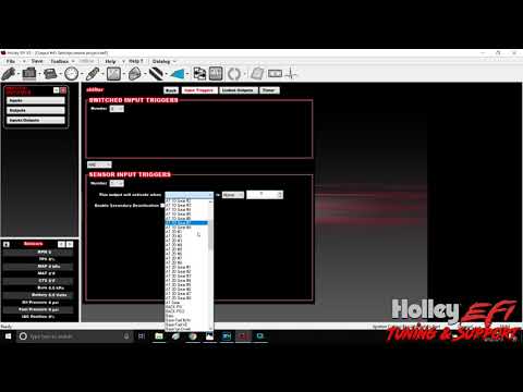 air shifter install on Holley Efi