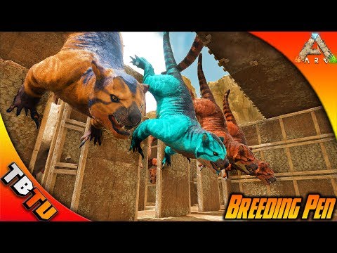🚩BEST WAY TO MASS BREED THYLACOLEO PERIOD! NEW THYLACOLEO BREEDING PEN! Ark Survival Scorched Earth