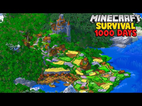 I Survived 1000 Days In Minecraft Survival [FULL MOVIE]
