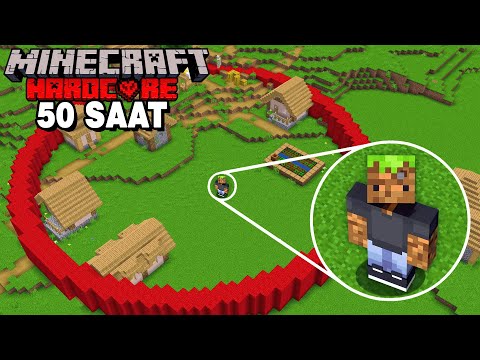 Bu ÇEMBERDEN Çıkmadan 50 SAAT GEÇİRDİM | Minecraft Hardcore