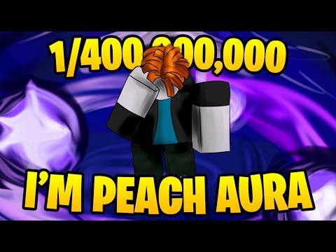 Trolling With The I'M PEACH Aura In Roblox Sol's RNG