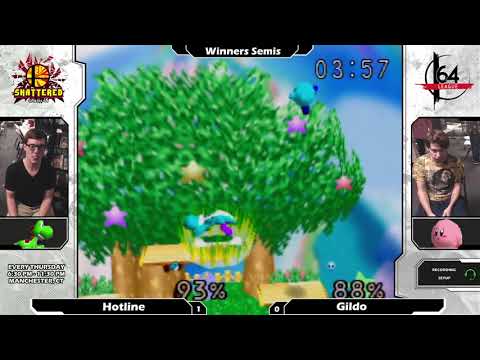 Smash 64: Hotline (Yoshi) V Gildo (Kirby) - Shattered 115 Tournament SSB64