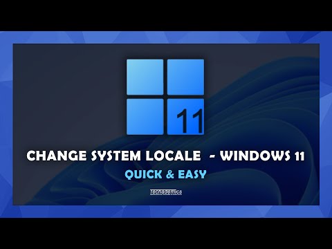 Windows 11 - How To: Change System Locale - (Quick & Easy)