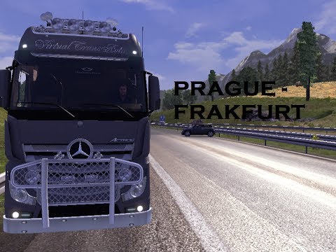 Euro Truck Simulator 2 Mercedes MP4 Prague - Frankfurt