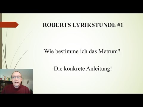 Wie bestimme ich das Metrum? Die konkrete Anleitung!