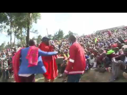Ngong Ngeno moves a mammoth crowd at Torokiat in Narok South