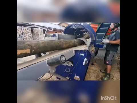 Brennholzherstellung Sägespalter Tajfun RCA 480 und Logfix XL Posch
