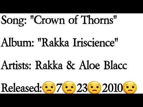 Rakaa - Crown of Thorns Ft. Aloe Blacc (Lyrics)