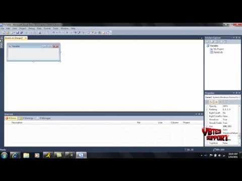 VB 2010 Tutorial #4 | Creating and Using Variables